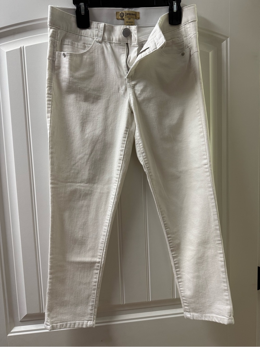 Democracy “Ab”solution White High-Rise Jeans
